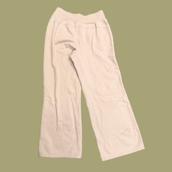 DKNY Sport Beige Wide-Leg Lounge Pants – Soft Cotton Blend, Relaxed Fit Size S - Picture 4 of 10